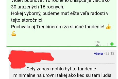Snímky obrazoviek svedkov Priklady sarkazmu a nadutosti Nitra Fansu